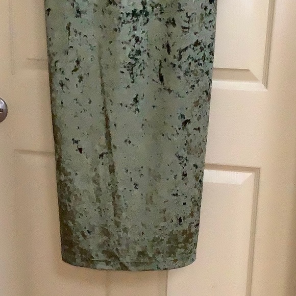 Marc Jacobs Henley Green Velvet-Effect Dress - Picture 8 of 12